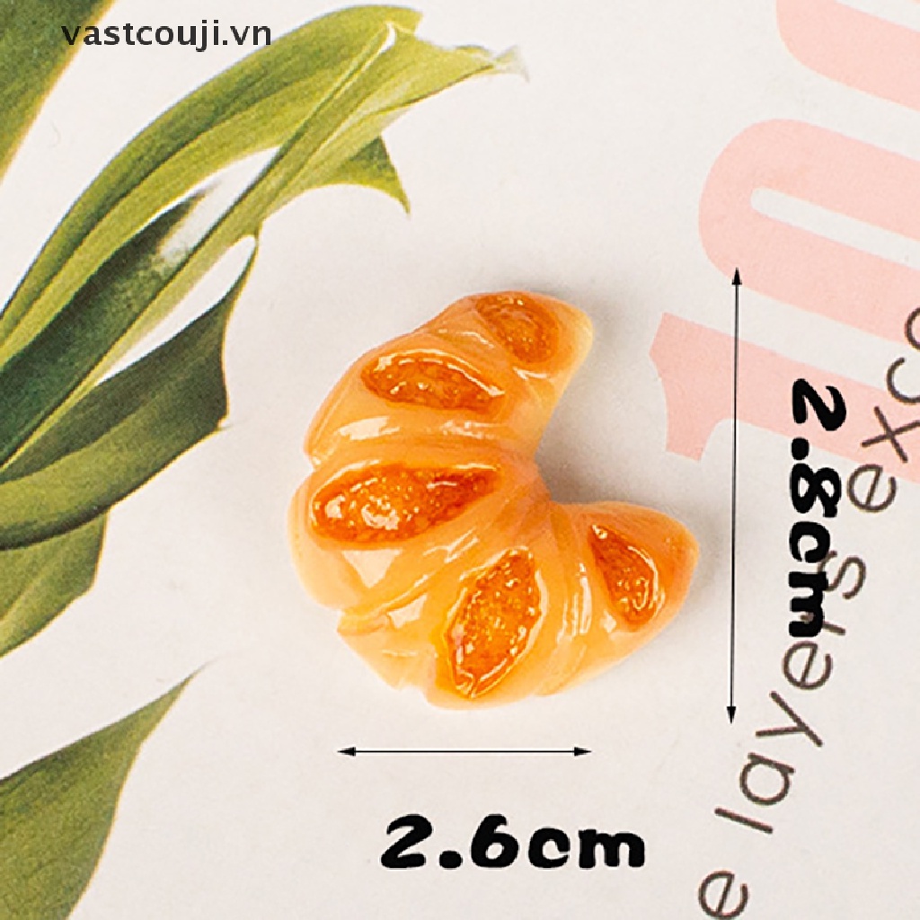 Set 6 Mô Hình Bánh Mì VASTJI Trang Trí Nhà Búp Bê