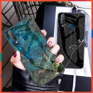 ốp điện thoại kính cẩm thạch cực quang cứng chống trầy cho VIVO U10 Y11 Y15
