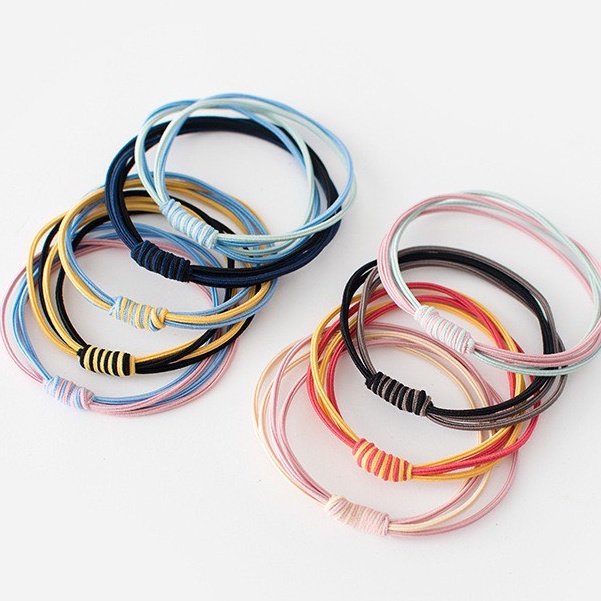 Combo 3 dây cột tóc xinh xắn - Màu ngẫu nhiên