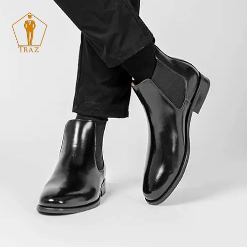 Giày bốt boots nam Cao Cổ TRAZ Chelsea Boots Classic(đặt lùi 1 size)