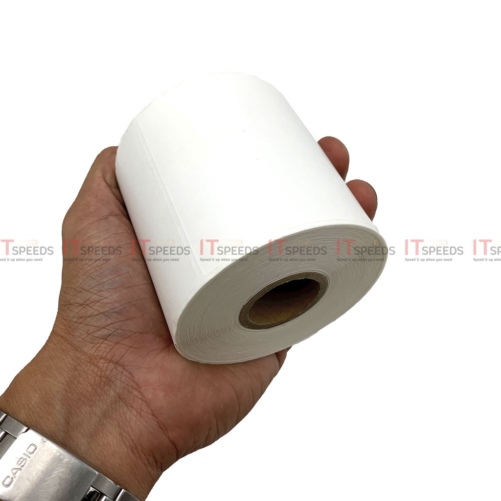 Cuộn Giấy Decal In Nhiệt 70 x 100Mm, Kèm Lớp Keo, Dài 30 Mét, In Được 290 Tem, In Vận Đơn Shopee, TMĐT, Lột Dán Gói Hàng