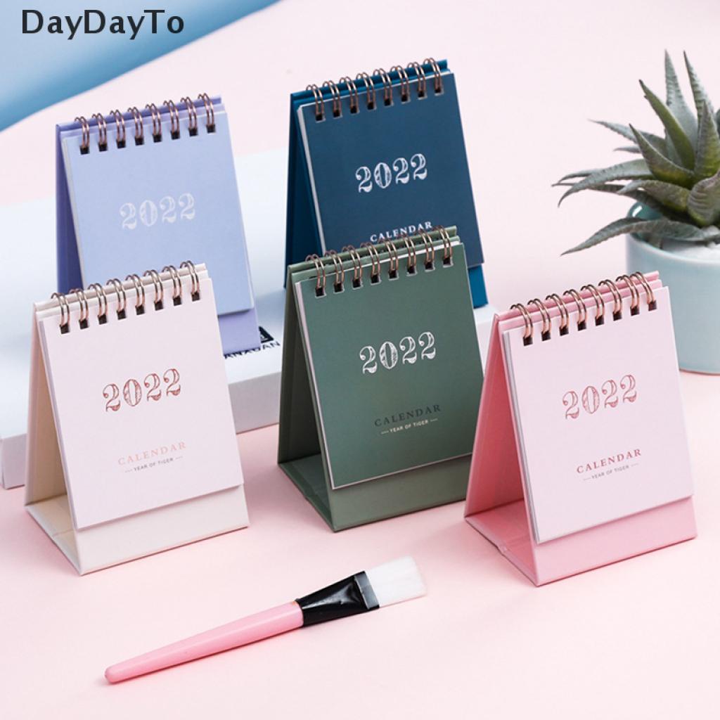 Lịch Để Bàn Daydoyto 2022 Hai Màu Trắng Đen Xám