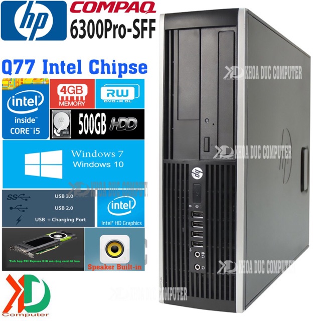 [ SIÊU PHẨM ]Máy tính đồng bộ HP Compaq 8300/6300Pro-SFF Core i5-3470/4GB Ram/500Gb HDD nguyên bản hàng châu âu siêu bền | BigBuy360 - bigbuy360.vn