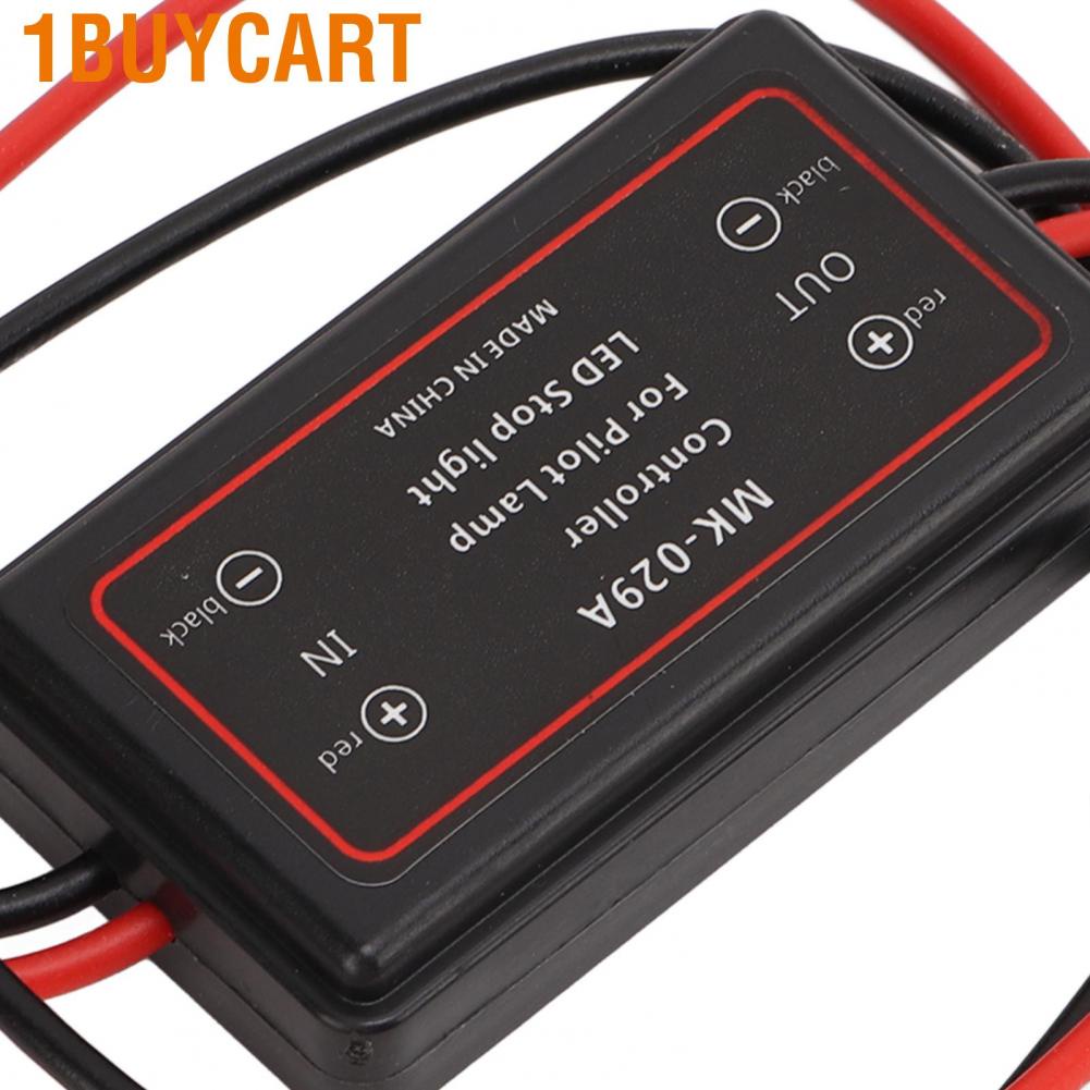1buycart Car LED Marker Pilot Tail Light Controller IP65 Waterproof Red 18AWG for Cars SUVs Vans Trucks Trailers