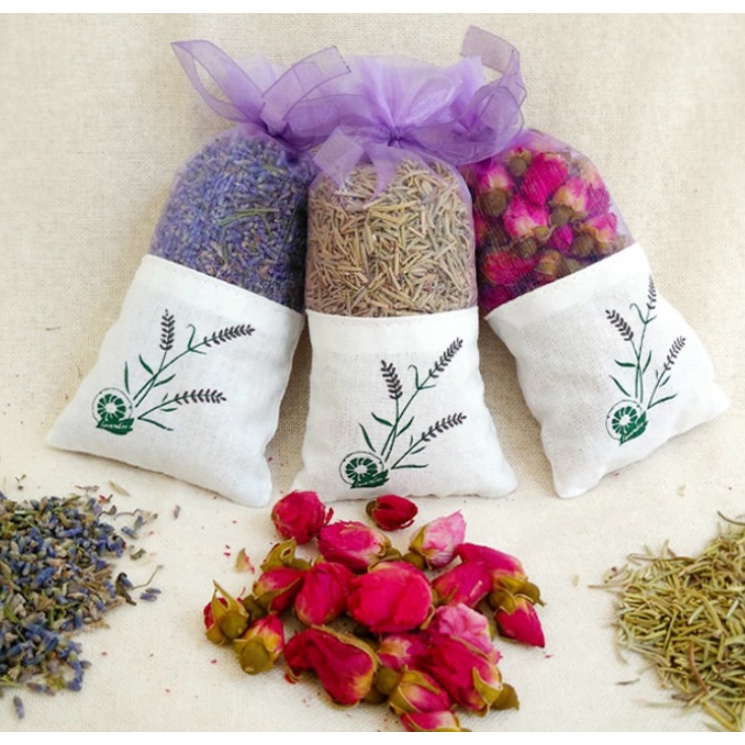 Túi hoa khô thơm nhiều mùi khác nhau