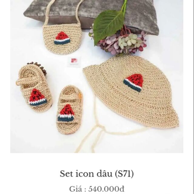 Set sợi thô dưa hấu