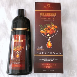 Dầu gội phủ bạc tinh chất KERATIN 500ML
