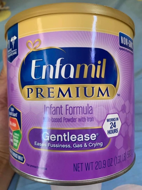 Sữa bột Enfamil Gentlease (593g) của Mỹ 🇺🇸 - xách tay Mỹ 🇺🇸