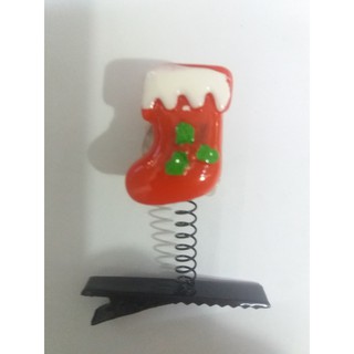 Kẹp tóc Noel hình thú có đèn chớp