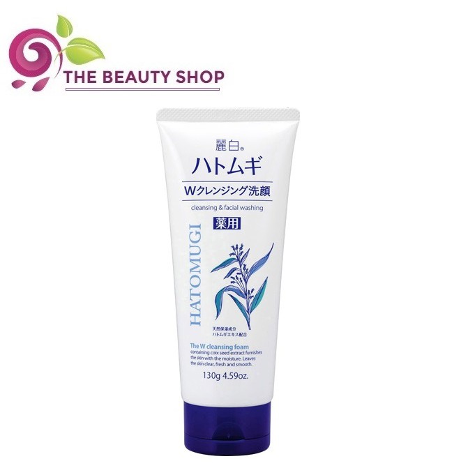 Sửa rửa mặt chiết xuất ý dĩ Hatomugi Naturie 130g