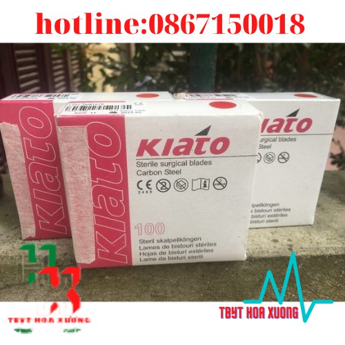 Lưỡi dao mổ kiato số 15 nhỏ ,xắc bén dùng cho cán dao số 3 và số 7