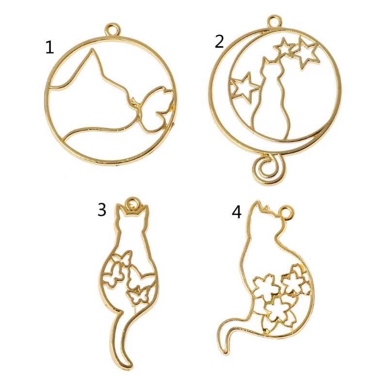 Set 5 vòng khung bezel mở làm trang sức thủ công chuyên dụng
