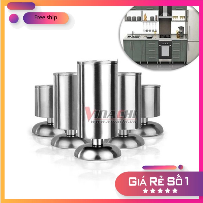 CHÂN BÀN TRỤ INOX HÀNG CAO CẤP - 1 CÁI