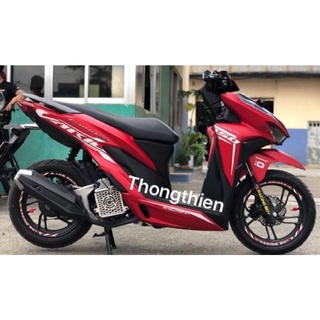 Tem Rời Honda Vario 150 Dán Xe Đỏ