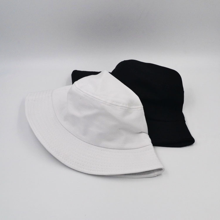Mũ bucket trơn đen, trắng, nón tai bèo vành tròn phong cách GD form unisex nam nữ - B01