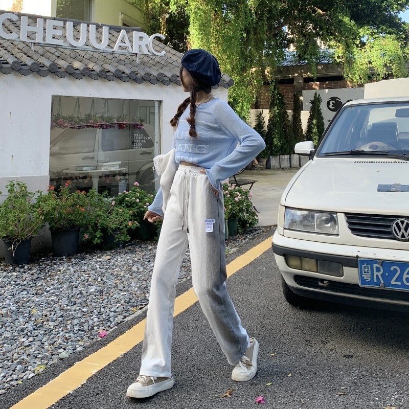 Quần Dài Thể Thao Ống Rộng Nhuộm Màu Loang Phong Cách Hàn Quốc Thời Trang Cho Nam Và Nữ