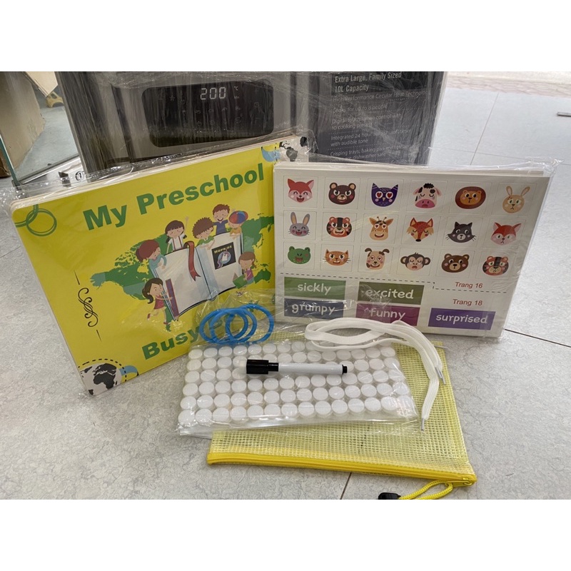 Combo Học Liệu Bóc Dán Tổng Hợp 17 Chủ Đề, 31 Chủ Đề HOPKIDS 60 Trang, Đồ Chơi Thông Minh Giáo Dục Sớm Cho Bé 3-7 Tuổi