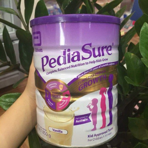 Sữa PediaSure Úc Nắp tím úc hộp 850g