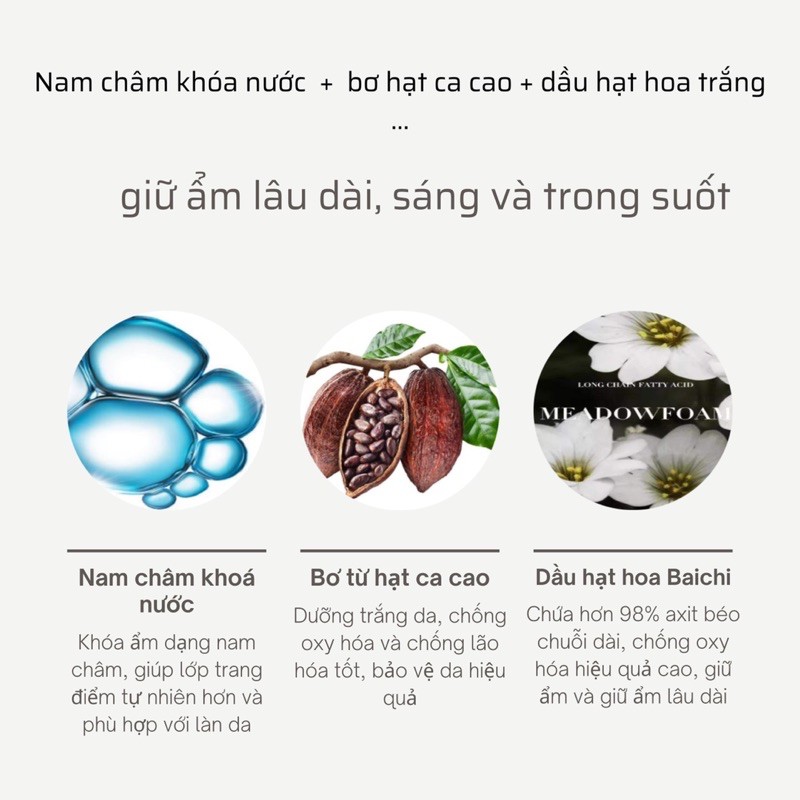 LUCENBASE cushion cao cấp dành cho da dầu mụn, che khuyết điểm, sáng đẹp tự nhiên. | BigBuy360 - bigbuy360.vn