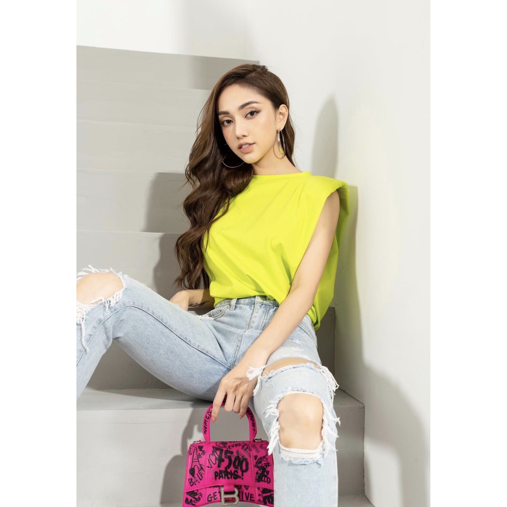 ÁO PHÔNG ĐỘN VAI ZARA - 100% Cotton