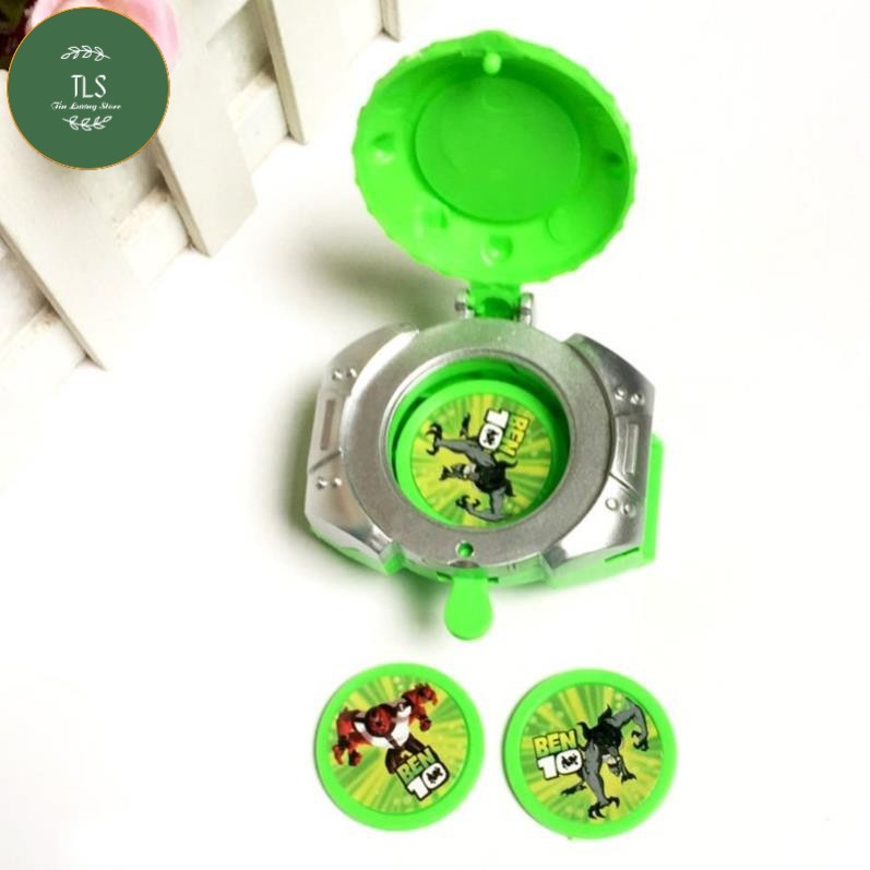 NEW+ Đồ Chơi Đồng Hồ Ben 10 Cho Bé, Chiếu Sáng 24 Nhân Vật, Chất Liệu Nhựa ABS An Toàn Tuyệt Đối Cho Bé Sử Dụng