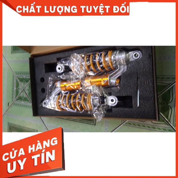 Phuộc sau OHLINS bình dầu mẫu 2019 có núm tăng chỉnh gắn Dr Wave RS WIN MAX TAURUS SIRIUS JUPITER AXELO ELEGANT