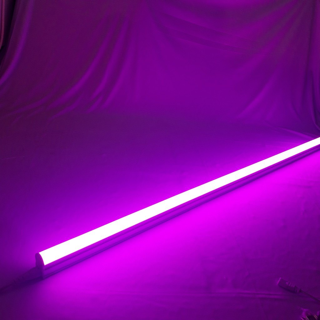 Đèn LED neon Tuýp LED thanh màu T5 Liền Máng Dài 90/120 cm, Màu xanh dương, hồng