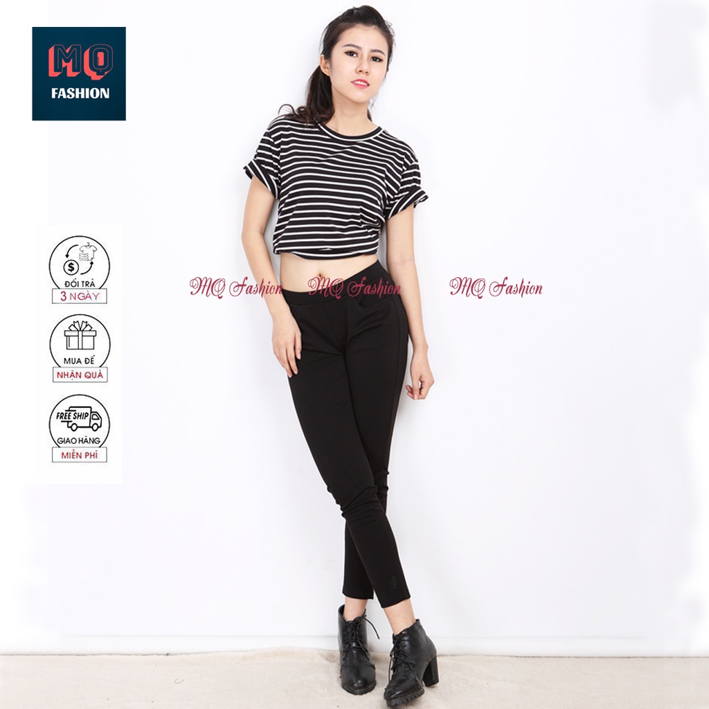 Quần legging Nữ dài cạp cao nâng mông co giãn cao cấp M Fashion LG02