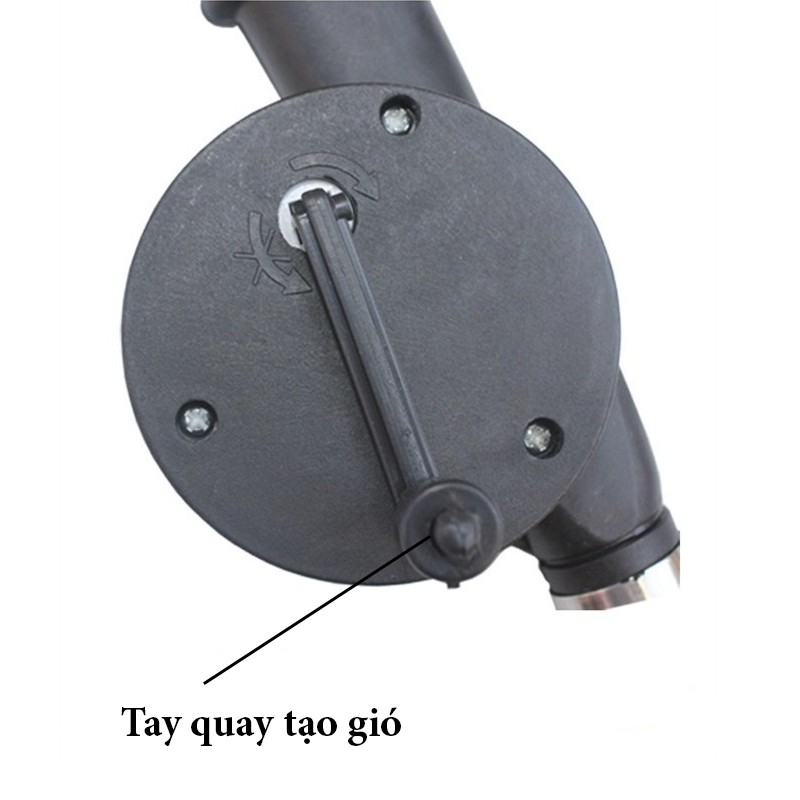 Quạt Thổi Gió Bằng Tay Nướng BBQ Ngoài Trời JH1159