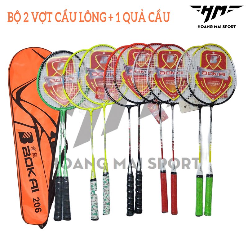Bộ Vợt Cầu Lông BK + Quà Cầu