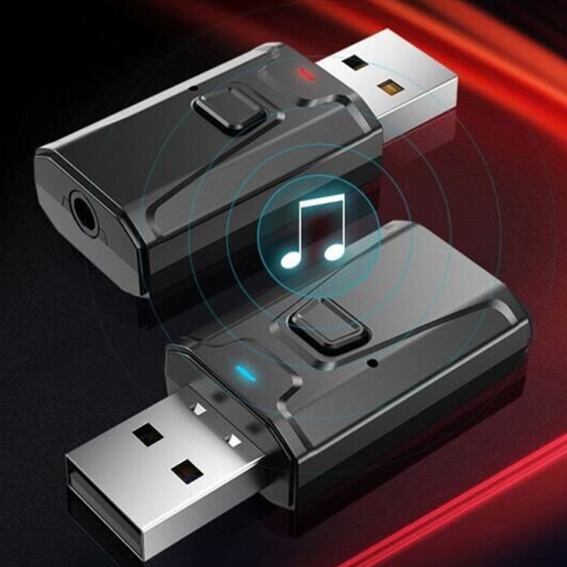 Usb Bluetooth 5.0 Truyền Nhận Tín Hiệu AUX 2 Trong 1 Có Dây Chuẩn 3.5mm Dài 10m