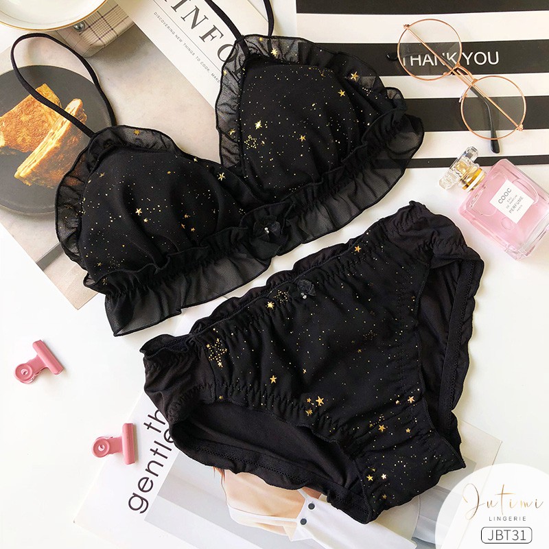 Set đồ lót Just Bra lấp lánh, công chúa JBT31 | BigBuy360 - bigbuy360.vn