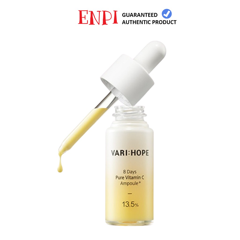 Giảm thâm dưỡng sáng sau 8 ngày Varihope 8 Day Pure Vitamin C Ampoule
