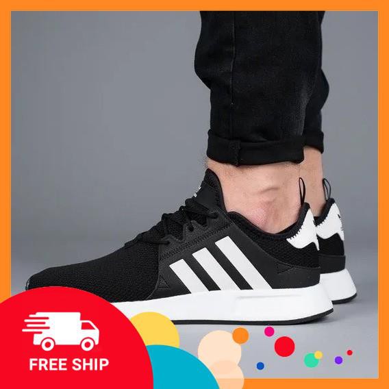  [CÓ SẴN + FREESHIP] Giày thể thao Adidas XPLR đen vạch trắng (có phản quang)