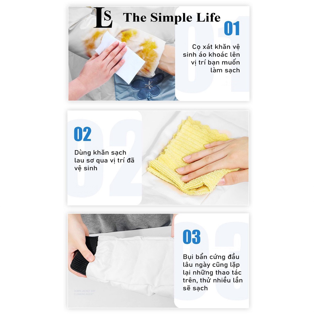 Khăn lau áo khoác tại chỗ, khăn giấy ướt lau vết bẩn trên quần, áo khoác siêu sạch, tiện lợi, cao cấp [CHÍNH HÃNG]