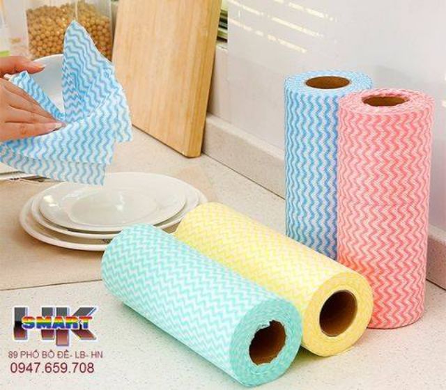 CUỘN GIẤY VẢI LAU ĐA NĂNG LÀM SẠCH MỌI BỀ MẶT