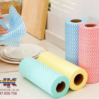 ⚡FREESHIP⚡ CUỘN GIẤY VẢI LAU ĐA NĂNG LÀM SẠCH MỌI BỀ MẶT Tiện Lợi Linh Hoạt, Đa Năng