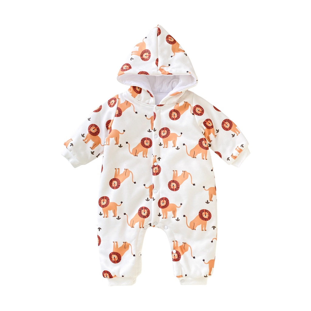 Sanlutoz Dễ thương Mùa đông Thời trang Hoạt hình Đã Áo liền quần