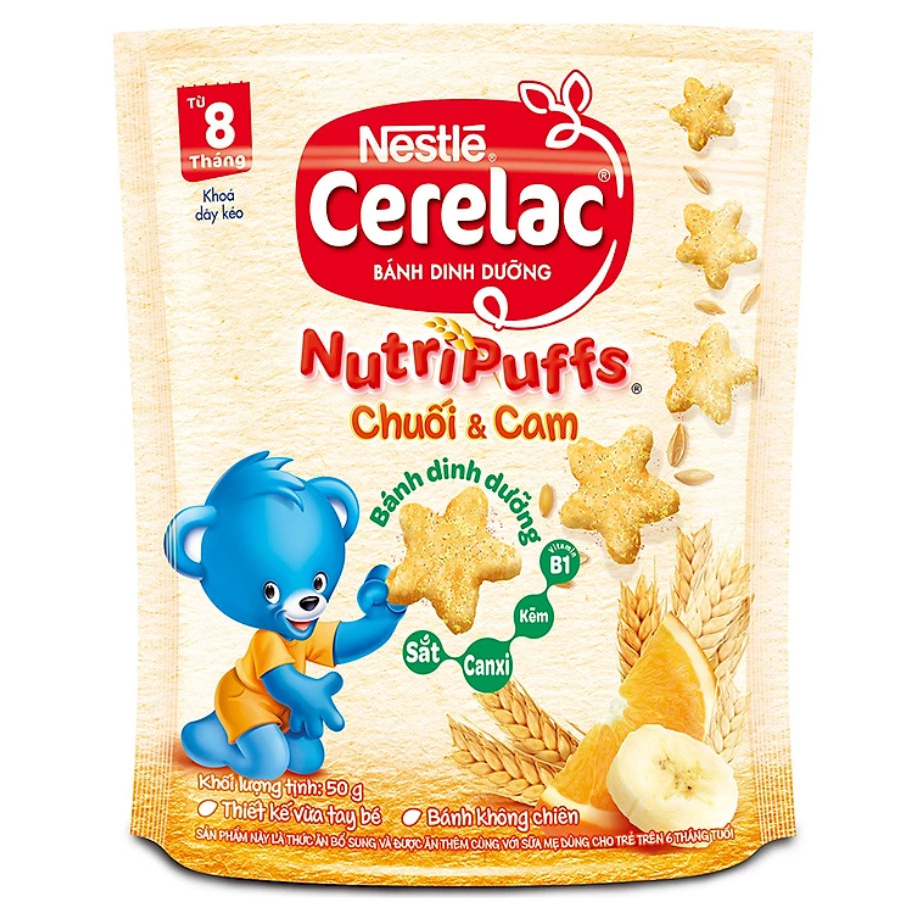 [MKB Gift][Qùa tặng không bán] Bánh ăn dặm Cerelac Nutri puff