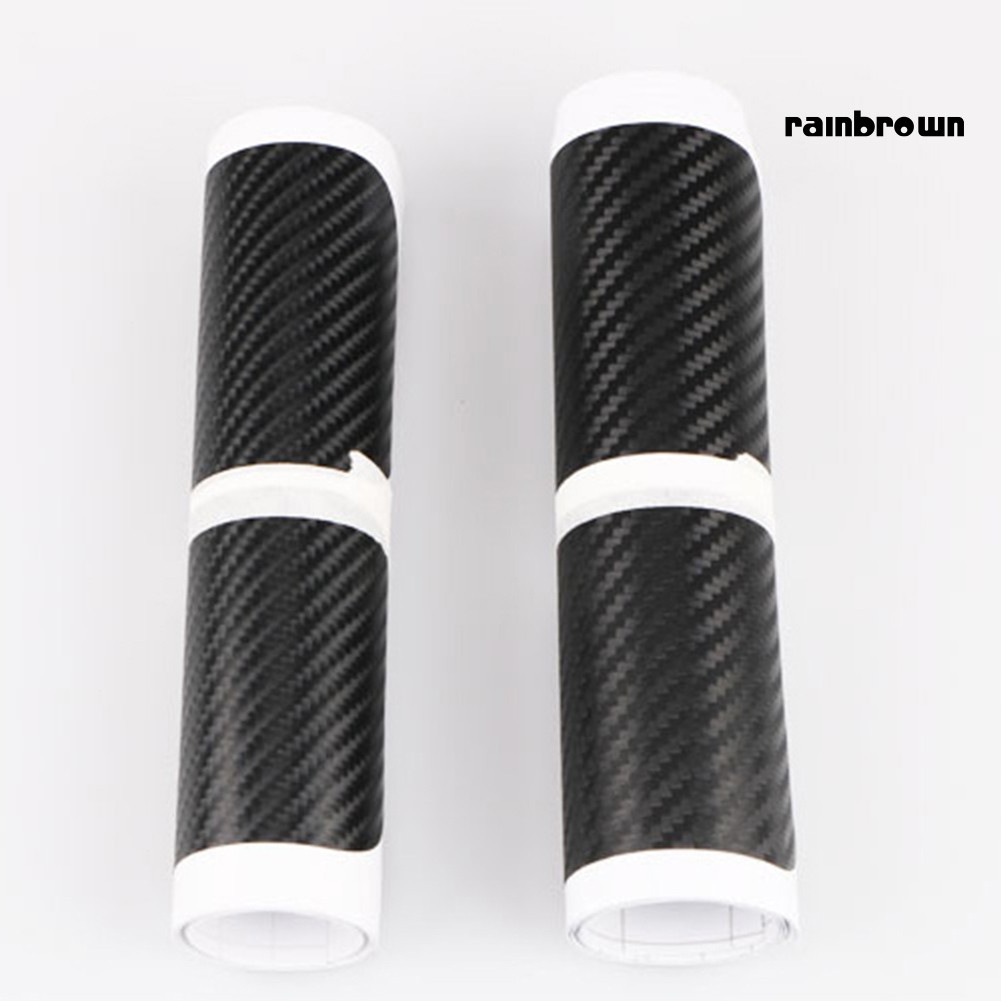 Set 4 Miếng Dán Sợi Carbon Trang Trí Sợi Carbon Và Lưỡi Cạo Tiện Dụng