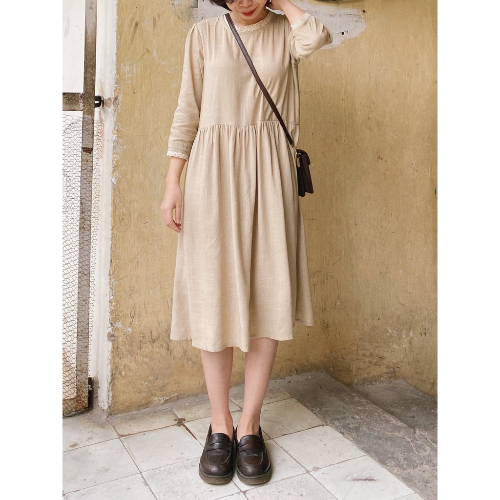 Váy linen be sáng