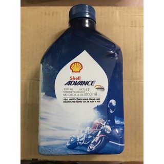 Dầu nhớt xe máy Shell Advance AX7 10w40 (800ml)
