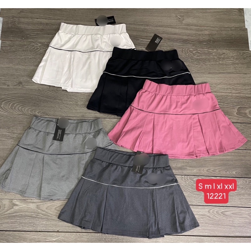 VÁY TENNIS XẾP LY CHẤT VẢI THỂ THAO SIÊU XỊN