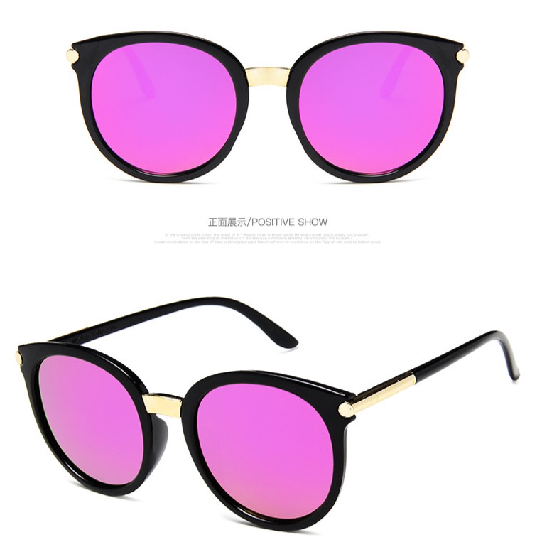 ▲Thanh toán tại chỗ▼READY STOCK New Classic Women Round Frame Sunglasses