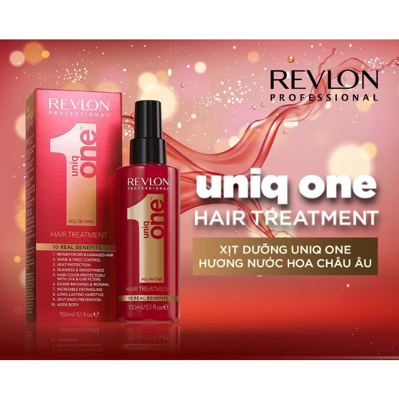 Xịt xả khô dưỡng tóc Uniq Oke 10 in 1 Revlon