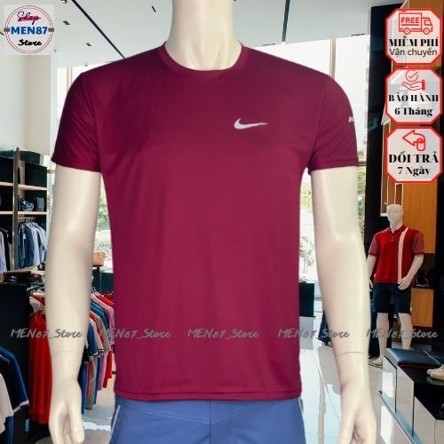 Áo Thể Thao Nam Cộc Tay NK Áo thun lạnh cổ tròn, phong cách, mạnh mẽ và năng động - MEN87_Store