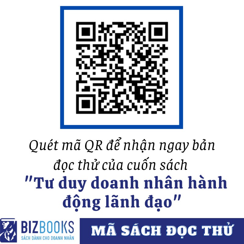 Kèm Quà Tặng Cuốn sách Tư Duy Doanh Nhân, Hành Động Lãnh Đạo