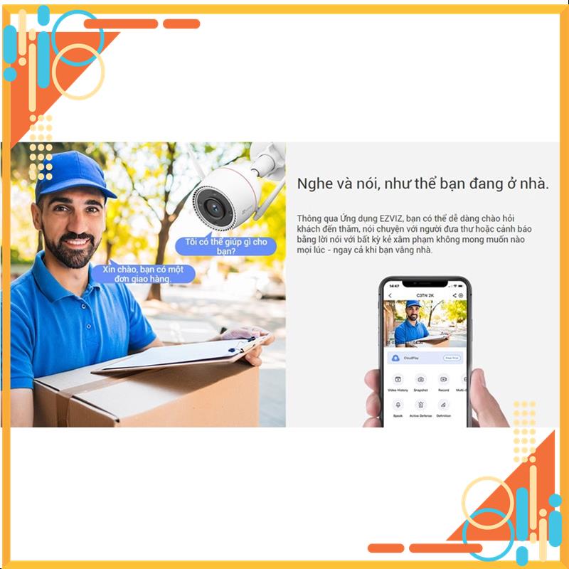 Camera WiFi ngoài trời 3MP EZVIZ C3TN OutPro - Hàng chính hãng MSP97959