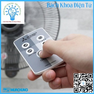 Điều khiển quạt Mitsubishi cả quạt cây và quạt tường (đã có pin).