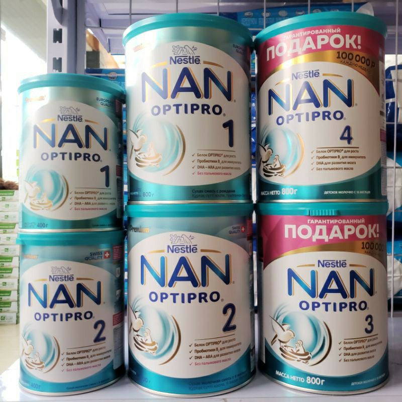 Sữa bột NAN Optipro Nga 800g .